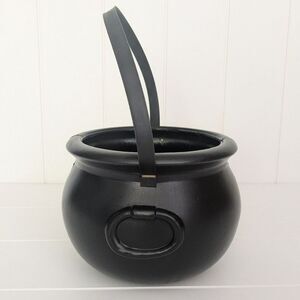 Vintage Union Products Inc. Witches Cauldron Bucket - 1987 - Black